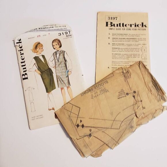 Vintage Butterick Sewing Pattern  - Picture 3 of 4
